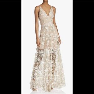 Dress the Population Floral Long Sidney Dress